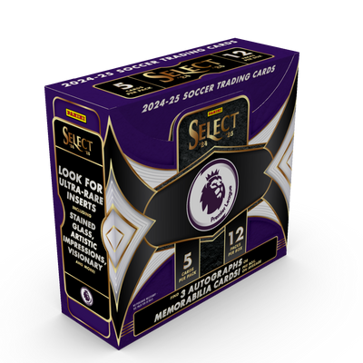 Soccer Panini 2024-25 Panini Select Premier League Soccer Hobby 12 Box Case