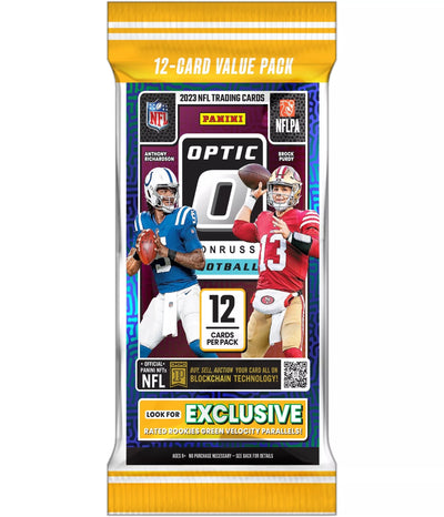 Football Panini 2023 Panini Donruss Optic Football Fat Pack Display Box
