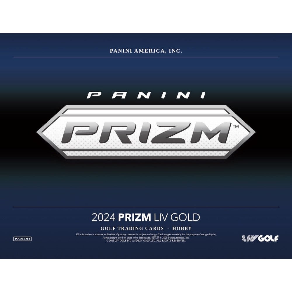Golf Panini 2024 Panini Prizm Liv Golf Hobby Box
