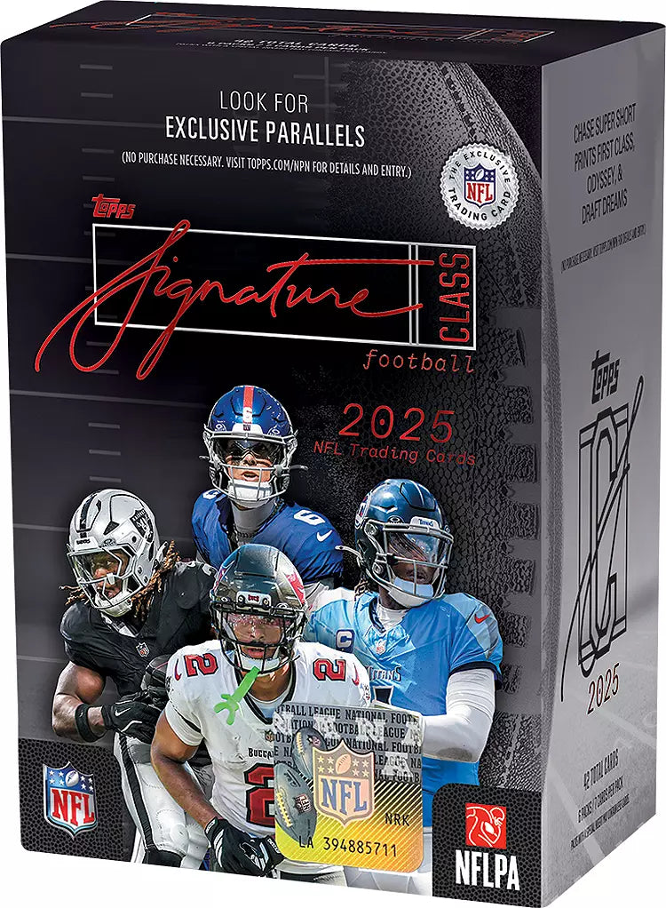Football Topps 2025 Topps Signature Class NFL Blaster Box 40 Box Case