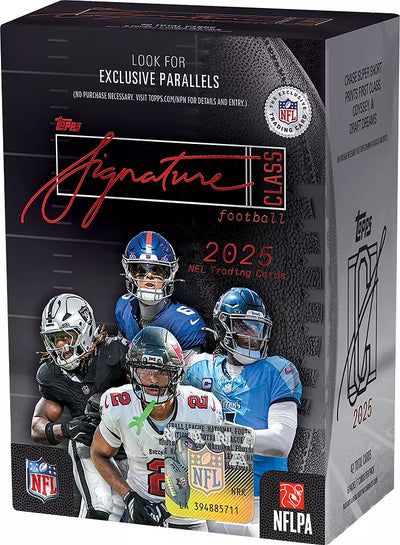 Football Topps 2025 Topps Signature Class NFL Blaster Box 40 Box Case