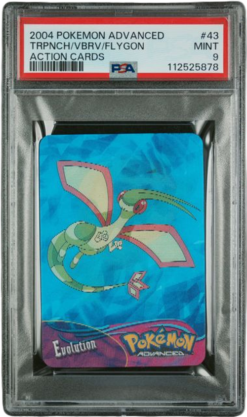 Sports PSA 9 Trpnch/Vbrv/Flygon Action Cards