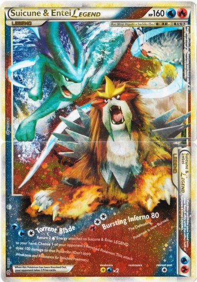 Sports Suicune & Entei Legend [Set Of 2] (94/95 & 95/95) Unleashed