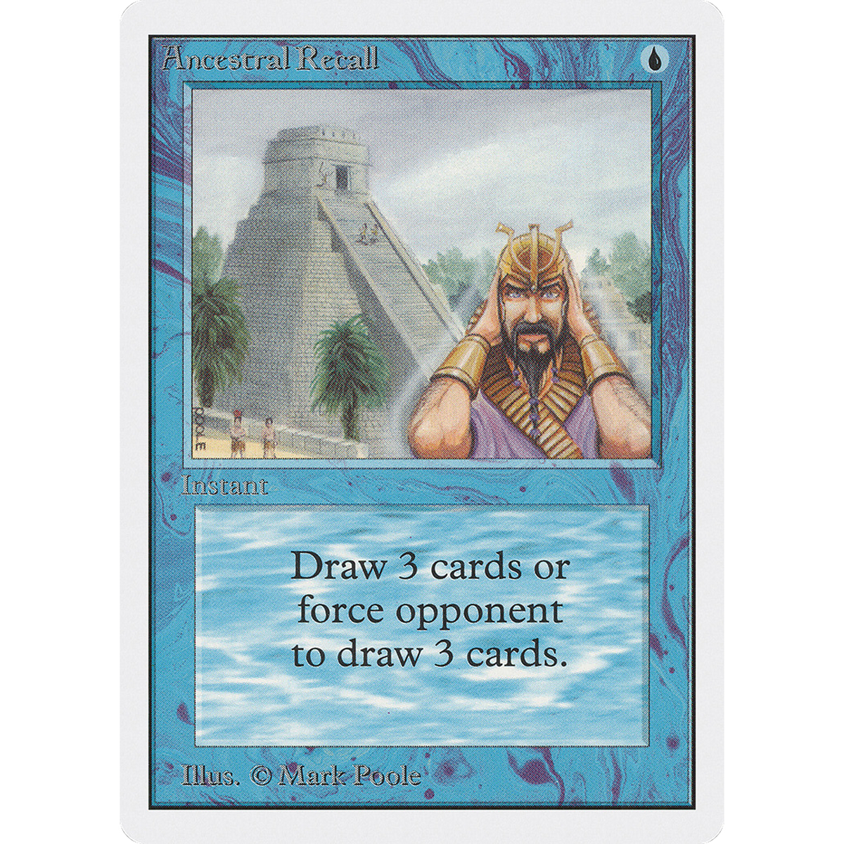 Magic The Gathering Ancestral Recall [Unlimited Edition]