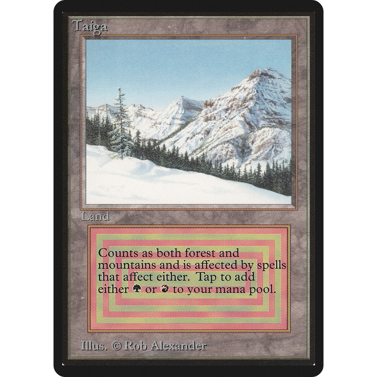 Magic The Gathering Taiga [Limited Edition Beta]