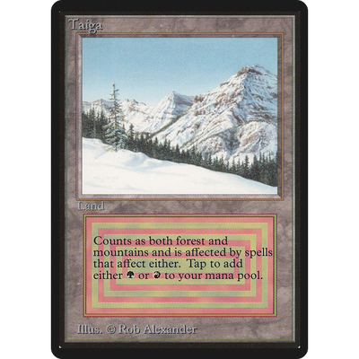 Magic The Gathering Taiga [Limited Edition Beta]