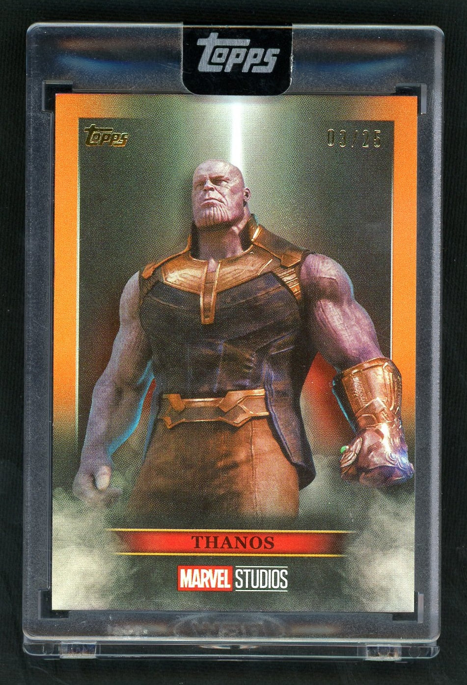 UFC MMA Topps 2025 Topps V-01 Thanos Avengers: Infinity War Vg
