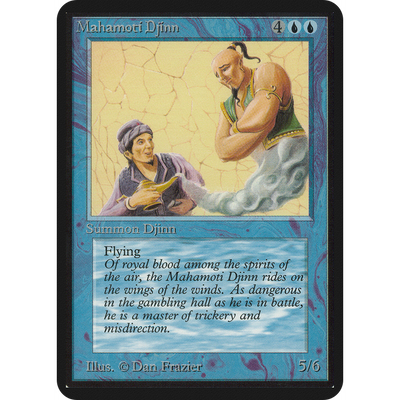 Magic The Gathering Mahamoti Djinn [Limited Edition Alpha]
