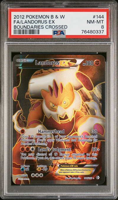 Pokémon PSA 8 Fa/Landorus EX Boundaries Crossed