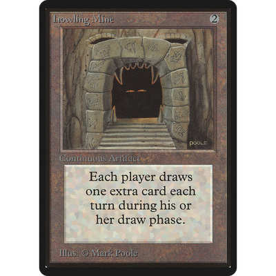 Magic The Gathering Howling Mine [Limited Edition Beta]