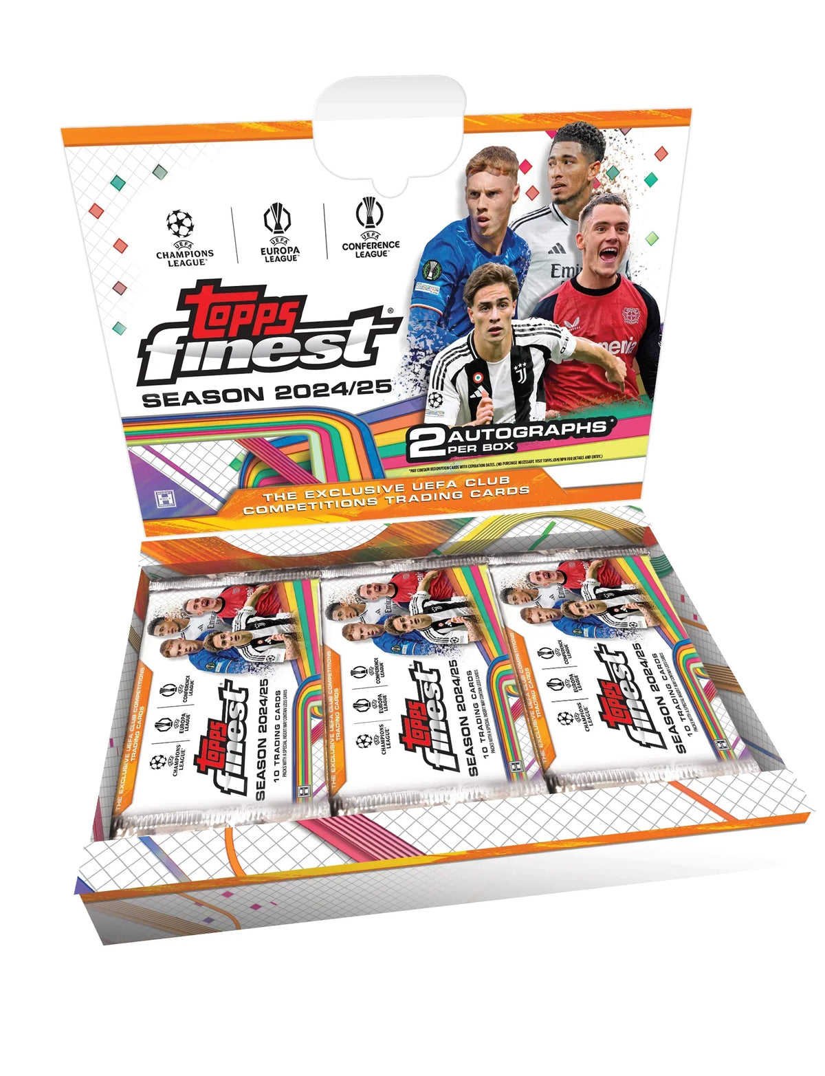 Soccer Topps 2024-25 Topps Uefa Club Competitions Finest Soccer Hobby 8 Box Case