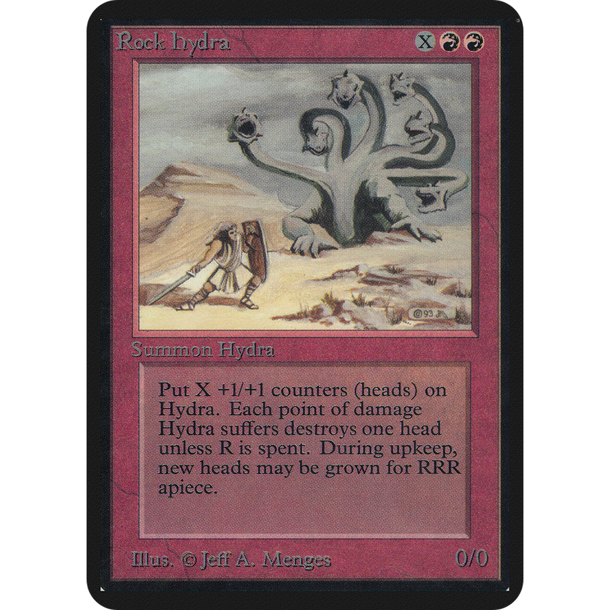 Magic The Gathering Rock Hydra [Limited Edition Alpha]