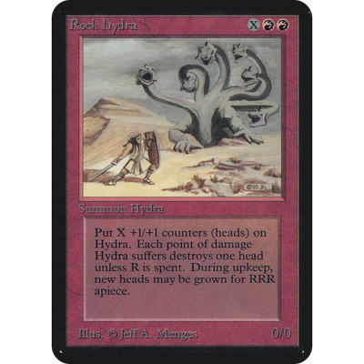 Magic The Gathering Rock Hydra [Limited Edition Alpha]