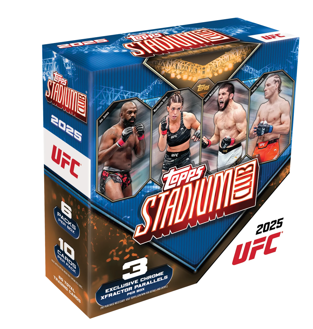 UFC MMA Topps 2025 Topps UFC Stadium Club Mega 20 Box Case