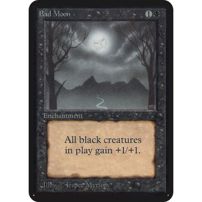 Magic The Gathering Bad Moon [Limited Edition Alpha]