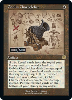 Pokémon Goblin Charbelcher (Schematic) (Serial Numbered) - The Brothers' War: Retro Frame Artifacts (Brr)