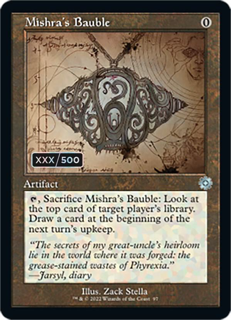 Magic The Gathering Mishra'S Bauble (Schematic) (Serial Numbered) - The Brothers' War: Retro Frame Artifacts (Brr)