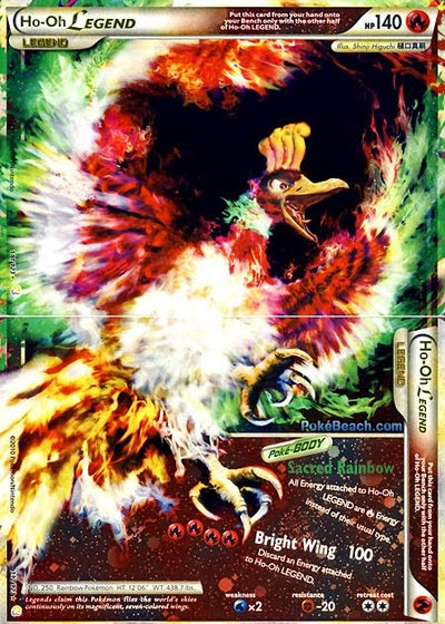 Sports Ho-Oh Legend [Set Of 2] (111/123 & 112/123) Heartgold Soulsilver