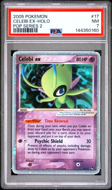 Sports PSA 7 Celebi EX Pop Series 2