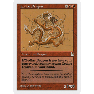 Magic The Gathering Zodiac Dragon [Portal Three Kingdoms]