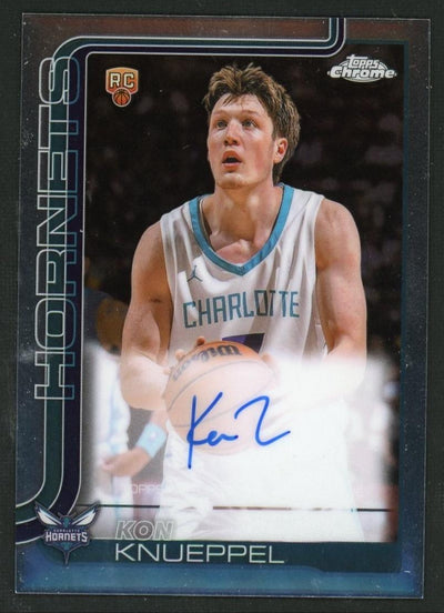 Basketball Topps 2025 Topps Chrome Kon Knueppel Rookie Autograph