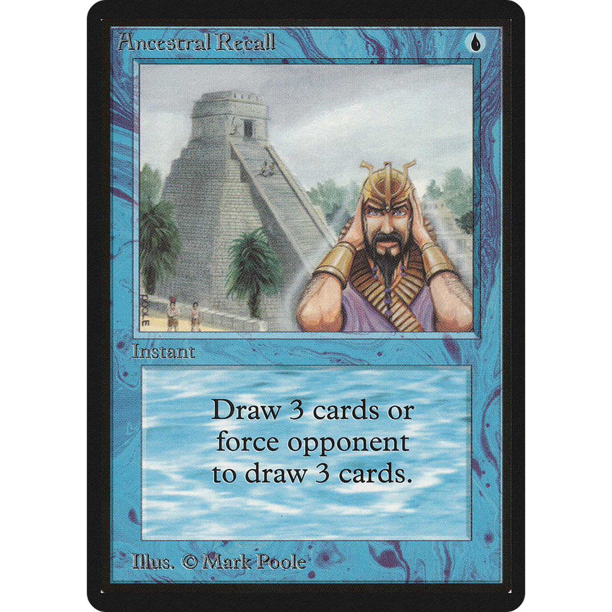 Magic The Gathering Ancestral Recall [Limited Edition Beta]
