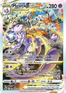 Pokémon Mewtwo VSTAR - Swsh: Crown Zenith: Galarian Gallery (Crz:Gg)