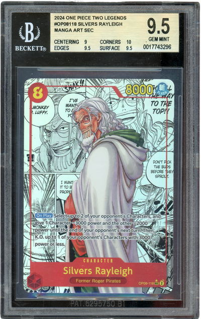 One Piece TCG BGS 9.5 Silvers Rayleigh Manga