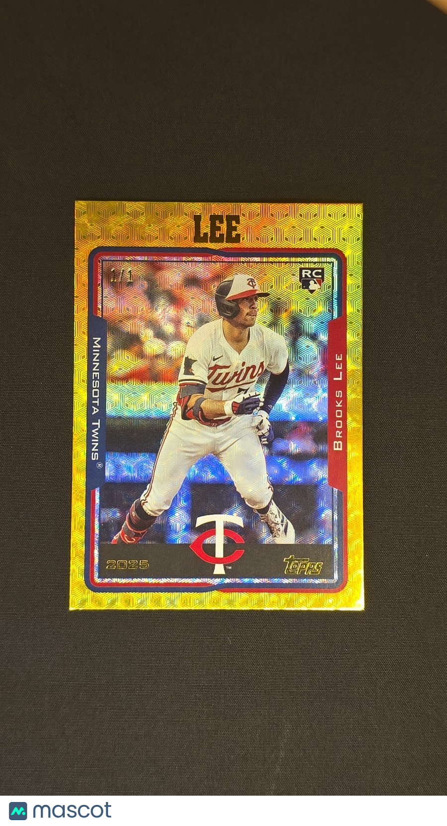 Sports Topps 2025 Topps Archives Brooks Lee Parallel/Variety Rookie One Of One