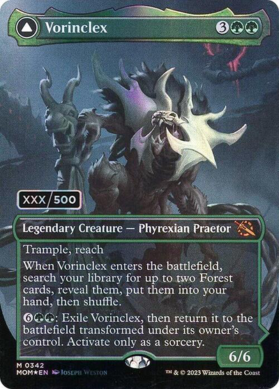 Magic The Gathering Vorinclex (Serial Numbered) - March Of The Machine (Mom)