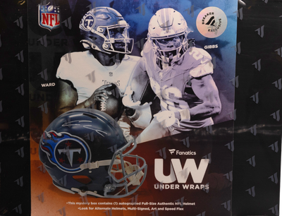 Football 2025 Fanatics Under Wraps NFL Full Size Helmet Volume-2 (Single Mystery Box)