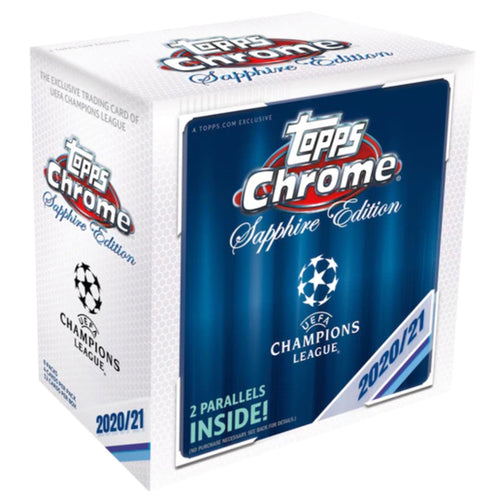 Soccer Topps 2020/21 Topps Chrome Uefa Champions League Sapphire Soccer Box