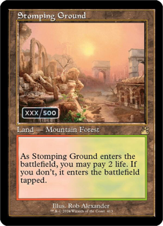 Pokémon Stomping Ground (Retro Frame) (Serial Numbered) - Ravnica Remastered (Rvr)
