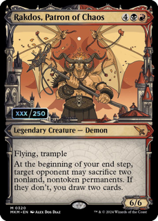 Magic The Gathering Rakdos, Patron Of Chaos (Serial Numbered) - Murders At Karlov Manor (Mkm)