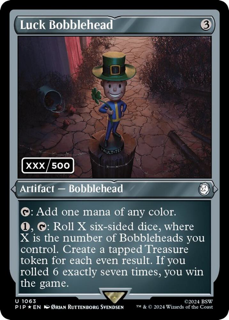Magic The Gathering Luck Bobblehead (Serial Numbered) - Universes Beyond: Fallout (Pip)