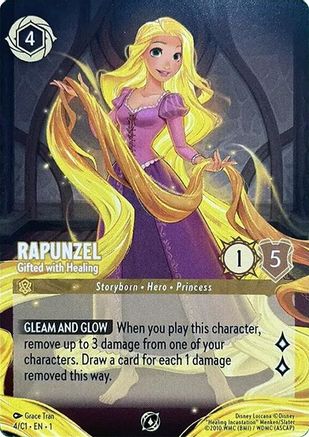 Rapunzel - Gifted With Healing (4) - Disney Lorcana Promo Cards Holofoil