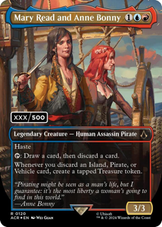 Magic The Gathering Mary Read And Anne Bonny (English) (Serial Numbered) - Universes Beyond: Assassin'S Creed (Acr)