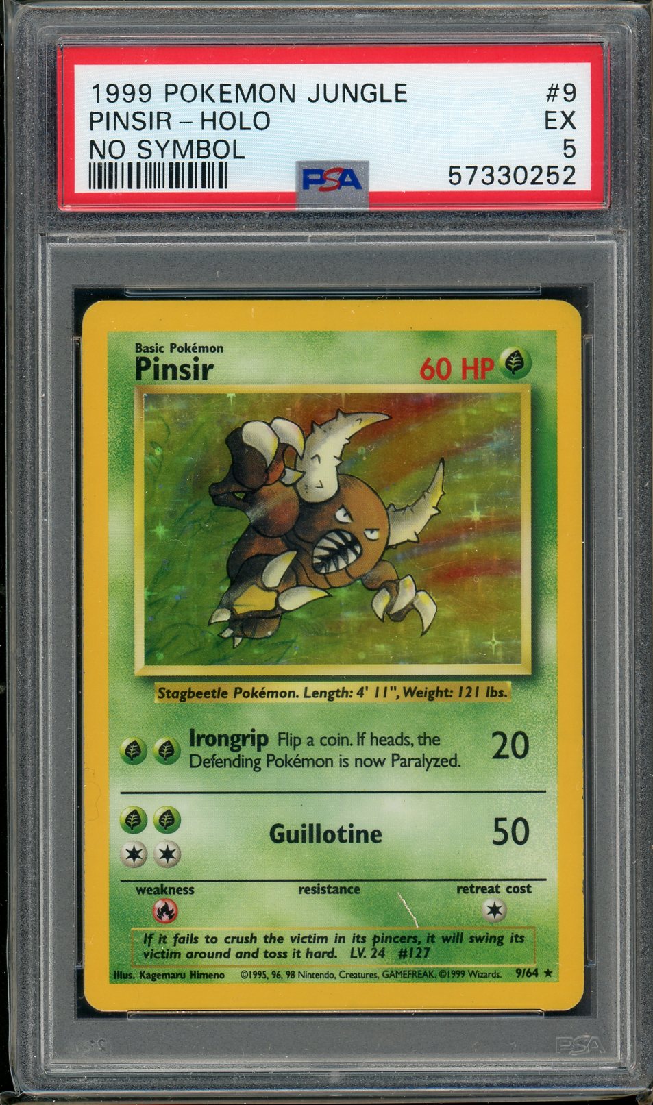 PSA (Ex 5) Pinsir-Holo #9 - Pokemon Jungle (#57330252)