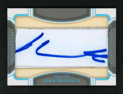 Pokémon Panini 2014 Panini National Treasures Tc-Jta John Travolta Treasured Cuts Auto