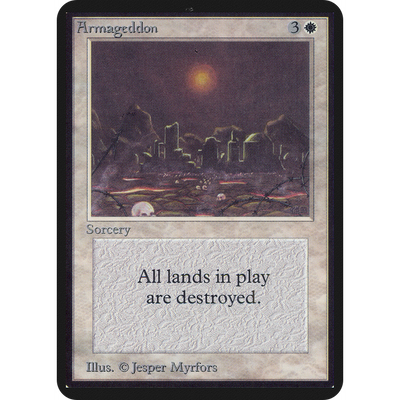 Magic The Gathering Armageddon [Limited Edition Alpha]