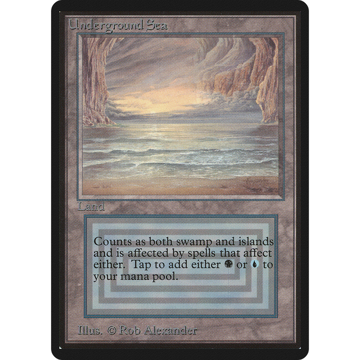 Magic The Gathering Underground Sea [Limited Edition Beta]