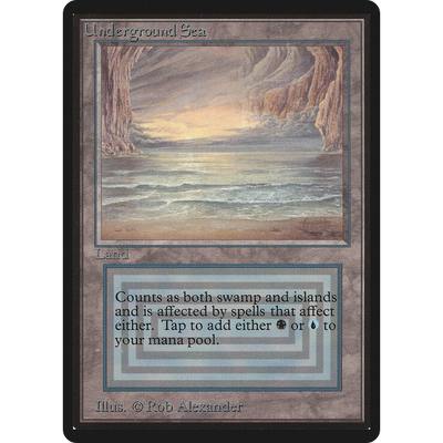 Magic The Gathering Underground Sea [Limited Edition Beta]