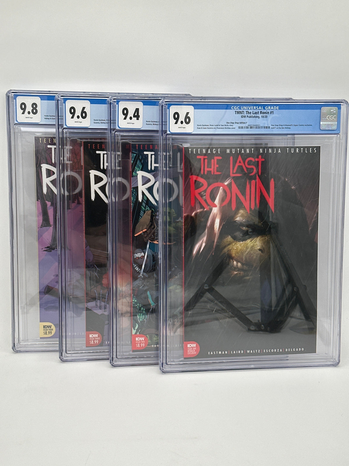 Tmnt: The Last Ronin Set Issues 1-4 CGC 9.4-9.8