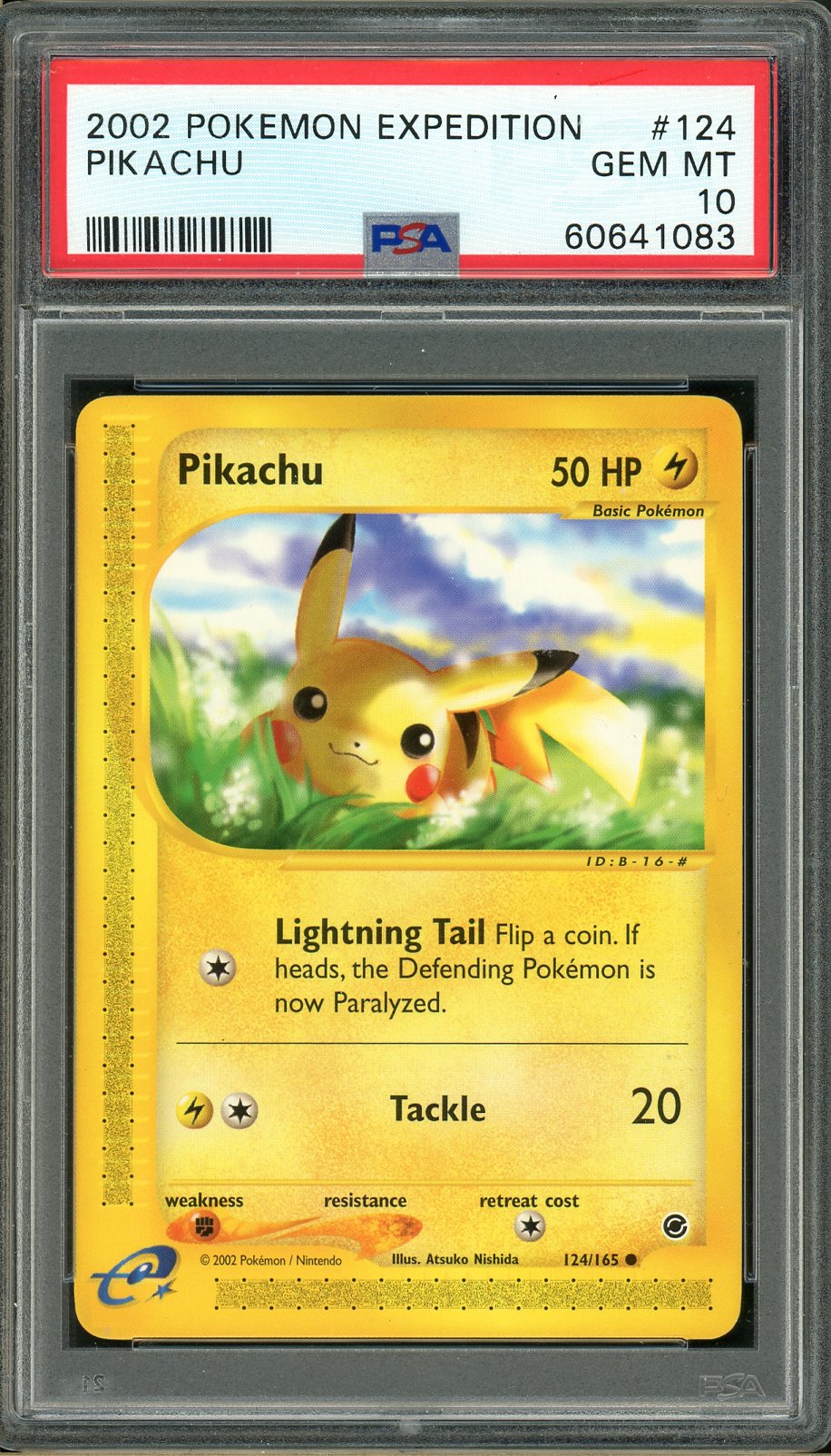 PSA (Gem Mt 10) Pikachu #124 - Pokemon Expedition (#60641083)