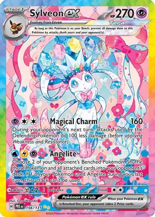 Sylveon Ex 156/131 - Sv Prismatic Evolutions Holofoil