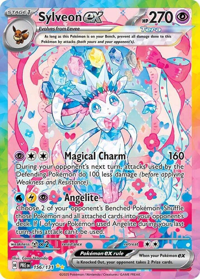 Pokémon Sylveon EX - 156/131 - SV: Prismatic Evolutions (Pre)