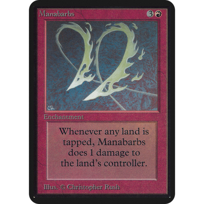Magic The Gathering Manabarbs [Limited Edition Alpha]