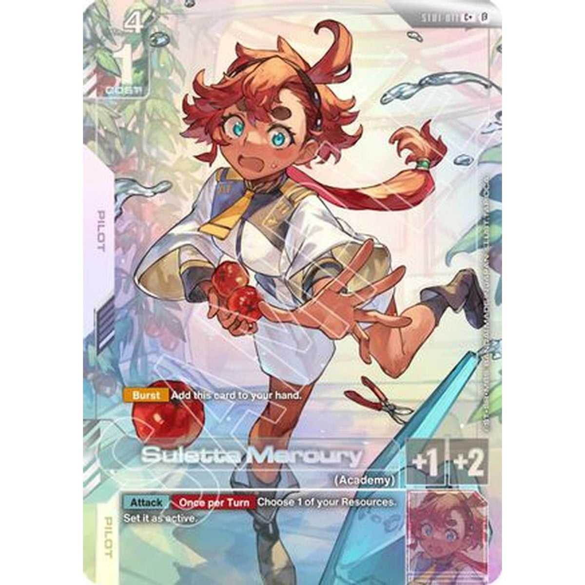Sports Suletta Mercury (C+) (St01-011) [Edition Beta] Holofoil