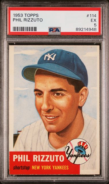 Baseball Topps Phil Rizzuto 1953 Topps #114 PSA 5