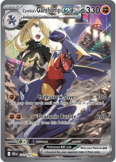 Pokémon Cynthia'S Garchomp EX - 232/182 - Sv10: Destined Rivals (Dri)